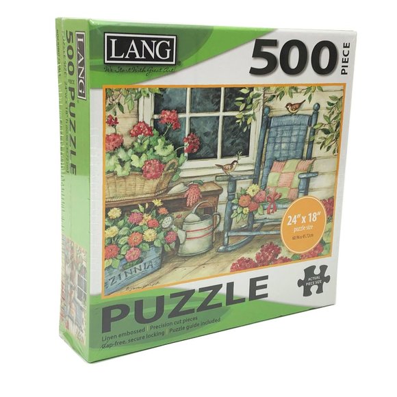 NWT Lang Rocking Chair 500 Piece Puzzle - Picture 1 of 3